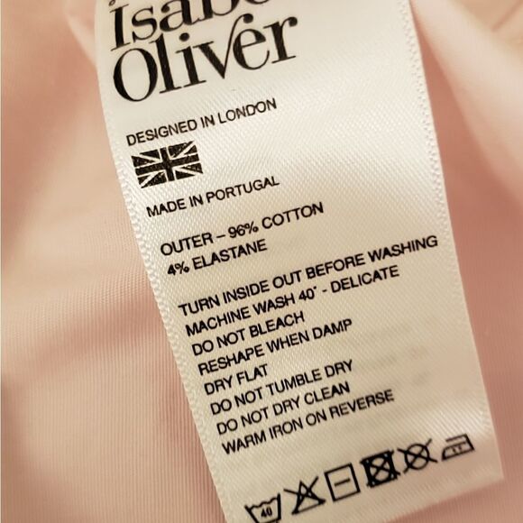 Isabella Oliver Maternity pink pullover blouse 👚 - Picture 5 of 7